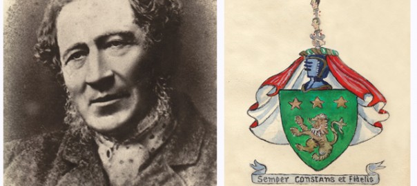 Image of John Hubert More and Coat of Arms